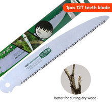 Load image into Gallery viewer, LAOA 10 inch 7T/9T/12T Wood Folding Saw Outdoor For Camping SK5 Grafting Pruner for Trees Chopper Garden Tools Unility Knife
