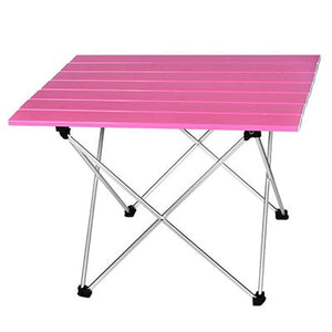 Portable Table Foldable Folding Camping Hiking Desk Traveling Outdoor Picnic New Blue Gray Pink Black Al Alloy Ultra-light S L