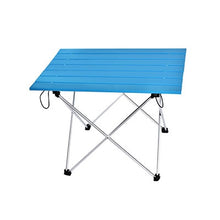 Load image into Gallery viewer, Portable Table Foldable Folding Camping Hiking Desk Traveling Outdoor Picnic New Blue Gray Pink Black Al Alloy Ultra-light S L
