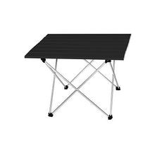 Load image into Gallery viewer, Portable Table Foldable Folding Camping Hiking Desk Traveling Outdoor Picnic New Blue Gray Pink Black Al Alloy Ultra-light S L
