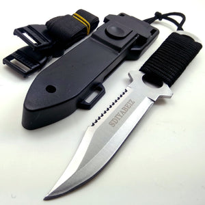 Fixed Blade Knife Hunting Stainless Steel Tactical Knives Outdoor Camping Hand Tool Sheath Diving Survival Knife SDIYABEIZ