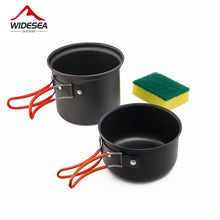 Load image into Gallery viewer, Widesea camping tableware outdoor cooking set camping cookware travel tableware pincin set hiking cooking utensils cutlery
