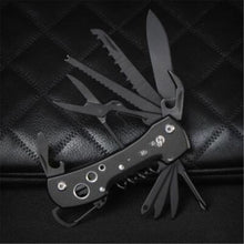 Load image into Gallery viewer, Black Multifunctional Swiss Knife Multi Purpose Army Folding Pocket Knife Outdoor Camping Survival EDC Tool
