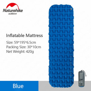 Naturehike Outdoor Camping Mat Inflatable Bag Inflatable Tent Sleeping Pad Ultralight Portable Picnic Air Mat Camping Picnic Pad