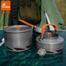 Load image into Gallery viewer, Fire Maple Camping Utensils Dishes Cookware Set Picnic Hiking Heat Exchanger Pot Kettle FMC-FC2 Outdoor Tourism Tableware
