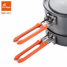 Load image into Gallery viewer, Fire Maple Camping Utensils Dishes Cookware Set Picnic Hiking Heat Exchanger Pot Kettle FMC-FC2 Outdoor Tourism Tableware
