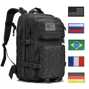 Tactical Backpack 1000D Military Men Women Army Bag Outdoor Waterproof 43L Bagpack Waterproof Travel Hiking Mochila Molle Bags