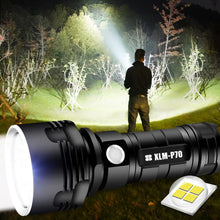 Load image into Gallery viewer, SHEN Ultra Powerful LED Flashlight L2 XHP50 Tactical Torch USB Rechargeable Linterna Waterproof Lamp Ultra Bright Lantern
