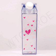 Load image into Gallery viewer, My 500ml Outdoor Sport Kitchen Transparent Milk Water Bottle Drinkware Creative Climbing Tour Hiking Adults Sport Water Bottles
