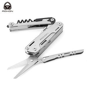 New Multitools Folding Plier EDC Scissors Camping Multi Tools Pliers Screwdriver Bits Multifunctional EDC Tool Knife Survival