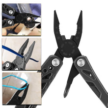 Load image into Gallery viewer, 11 IN 1 Multifunctional Swiss Folding Knife Plier Stainless Steel Army Knives Pocket Hunting Outdoor Camping Survival Knife Tool
