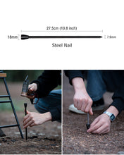 Load image into Gallery viewer, Naturehike outdoor camping picnic portable light pole lamp pole travel aluminum alloy folding camp tent lantern light pole
