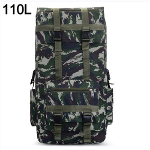 110L 130L Men Hiking Bag Camping Backpack Large Army Outdoor Climbing Trekking Travel Rucksack Tactical Bags Luggage XA860WA