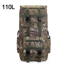 Load image into Gallery viewer, 110L 130L Men Hiking Bag Camping Backpack Large Army Outdoor Climbing Trekking Travel Rucksack Tactical Bags Luggage XA860WA
