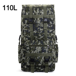 110L 130L Men Hiking Bag Camping Backpack Large Army Outdoor Climbing Trekking Travel Rucksack Tactical Bags Luggage XA860WA