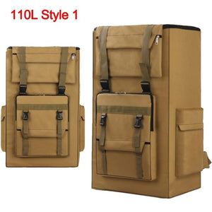 110L 130L Men Hiking Bag Camping Backpack Large Army Outdoor Climbing Trekking Travel Rucksack Tactical Bags Luggage XA860WA