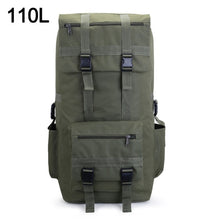 Load image into Gallery viewer, 110L 130L Men Hiking Bag Camping Backpack Large Army Outdoor Climbing Trekking Travel Rucksack Tactical Bags Luggage XA860WA
