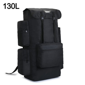 110L 130L Men Hiking Bag Camping Backpack Large Army Outdoor Climbing Trekking Travel Rucksack Tactical Bags Luggage XA860WA