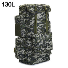 Load image into Gallery viewer, 110L 130L Men Hiking Bag Camping Backpack Large Army Outdoor Climbing Trekking Travel Rucksack Tactical Bags Luggage XA860WA
