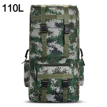 Load image into Gallery viewer, 110L 130L Men Hiking Bag Camping Backpack Large Army Outdoor Climbing Trekking Travel Rucksack Tactical Bags Luggage XA860WA
