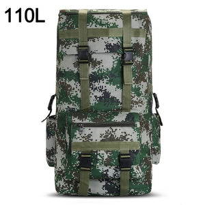 110L 130L Men Hiking Bag Camping Backpack Large Army Outdoor Climbing Trekking Travel Rucksack Tactical Bags Luggage XA860WA