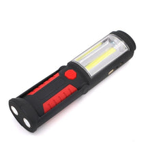 Load image into Gallery viewer, USB Rechargeable COB LED Flashlight COB light strip +1LED Torch Work Hand Lamp lantern Magnetic Waterproof Emergency LED Light
