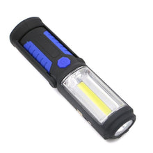 Load image into Gallery viewer, USB Rechargeable COB LED Flashlight COB light strip +1LED Torch Work Hand Lamp lantern Magnetic Waterproof Emergency LED Light
