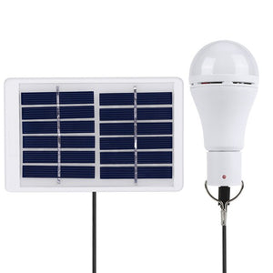 LED Solar Remote Control Light Solar Bulb Lamp Indoor Waterproof  Panel Emergency Bulb For Outdoor Garden Camping Tent Fishing