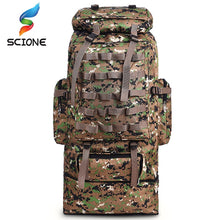 Load image into Gallery viewer, 100L Large Capacity Outdoor Tactical Backpack Mountaineering  Camping Hiking Military Molle Water-repellent Tactical Bag
