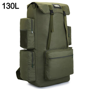 110L 130L Men Hiking Bag Camping Backpack Large Army Outdoor Climbing Trekking Travel Rucksack Tactical Bags Luggage XA860WA