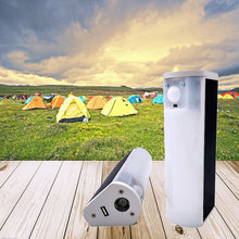 Load image into Gallery viewer, Portable LED Solar Flashlight Outdoor/Indoor With Sensor Motion 4 Modes Waterproof For Camping Tent USB Charging Emergency Light
