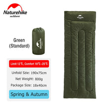 Load image into Gallery viewer, Naturehike Ultralight Cotton Sleeping Bag Lightweight Portable Summer Outdoor Waterproof Camping  Traveling Hiking Sleeping Bag
