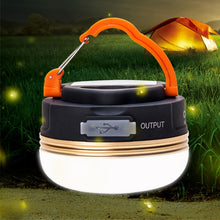 Load image into Gallery viewer, Mini Portable Camping Lights 10W LED Camping Lantern Waterproof Tents lamp Outdoor Hiking Night Hanging lamp USB Rechargeable
