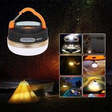 Load image into Gallery viewer, T-SUN Mini Camping Lights 3W LED Camping Lantern Tents lamp Outdoor Hiking Night Hanging lamp USB Rechargeable
