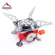 Load image into Gallery viewer, Widesea Gas Burner Camping Stove Tourist Equipment Lighter Outdoor Cooker Kitchen Propane Butane Gas stove Hiking Fishing
