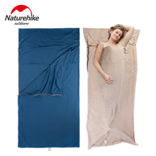 Load image into Gallery viewer, Naturehike Envelope Sleeping Bag Liner Cotton Ultralight Portable Camping Sheet Hiking Outdoor Travel Portable Hotel Dirty
