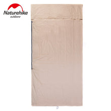 Load image into Gallery viewer, Naturehike Envelope Sleeping Bag Liner Cotton Ultralight Portable Camping Sheet Hiking Outdoor Travel Portable Hotel Dirty
