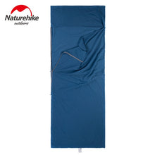 Load image into Gallery viewer, Naturehike Envelope Sleeping Bag Liner Cotton Ultralight Portable Camping Sheet Hiking Outdoor Travel Portable Hotel Dirty
