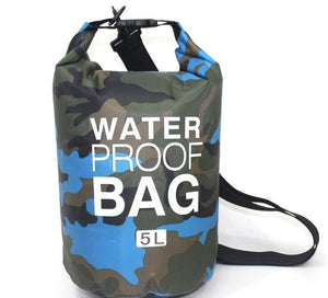 PVC Waterproof Dry Bag 5L 10L 20L 30L Camo Outdoor Diving Foldable Man Women Beach Swimming Bag Rafting River Ocean backpack