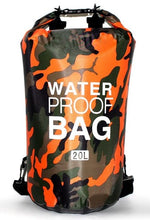 Load image into Gallery viewer, PVC Waterproof Dry Bag 5L 10L 20L 30L Camo Outdoor Diving Foldable Man Women Beach Swimming Bag Rafting River Ocean backpack
