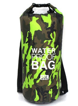 Load image into Gallery viewer, PVC Waterproof Dry Bag 5L 10L 20L 30L Camo Outdoor Diving Foldable Man Women Beach Swimming Bag Rafting River Ocean backpack
