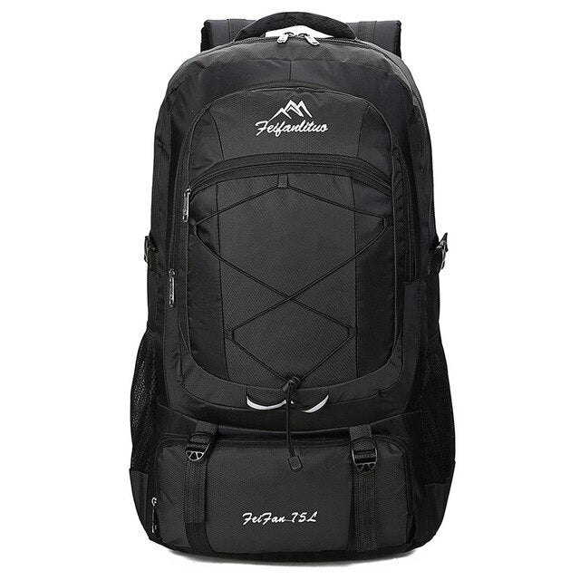 75L Waterproof unisex men backpack travel pack sports bag pack Outdoor Camping Mountaineering Hiking Climbing backpack for male