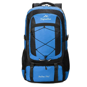 75L Waterproof unisex men backpack travel pack sports bag pack Outdoor Camping Mountaineering Hiking Climbing backpack for male